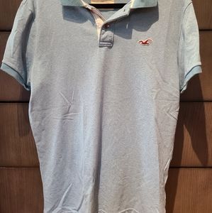 Hollister pollo men’s medium blue